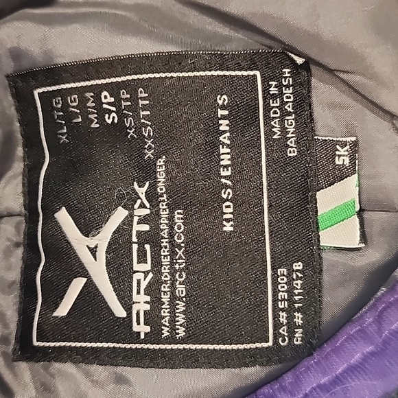 Arctix Purple and Black SNOW/SKI Jumpsuit Waterproof Durable Design - Picture 7 of 7